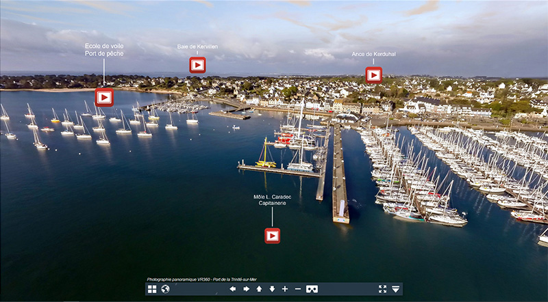 Port de la Trinit-Sur-Mer : visite virtuelle 360